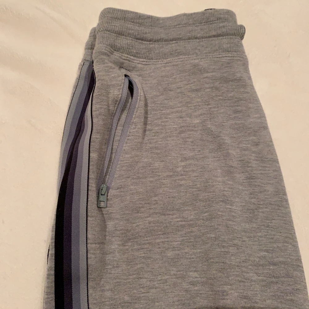 Gray sweatpants